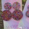 Statement Rainbow Dangle Earrings