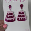Celebration Cake Dangle Earrings