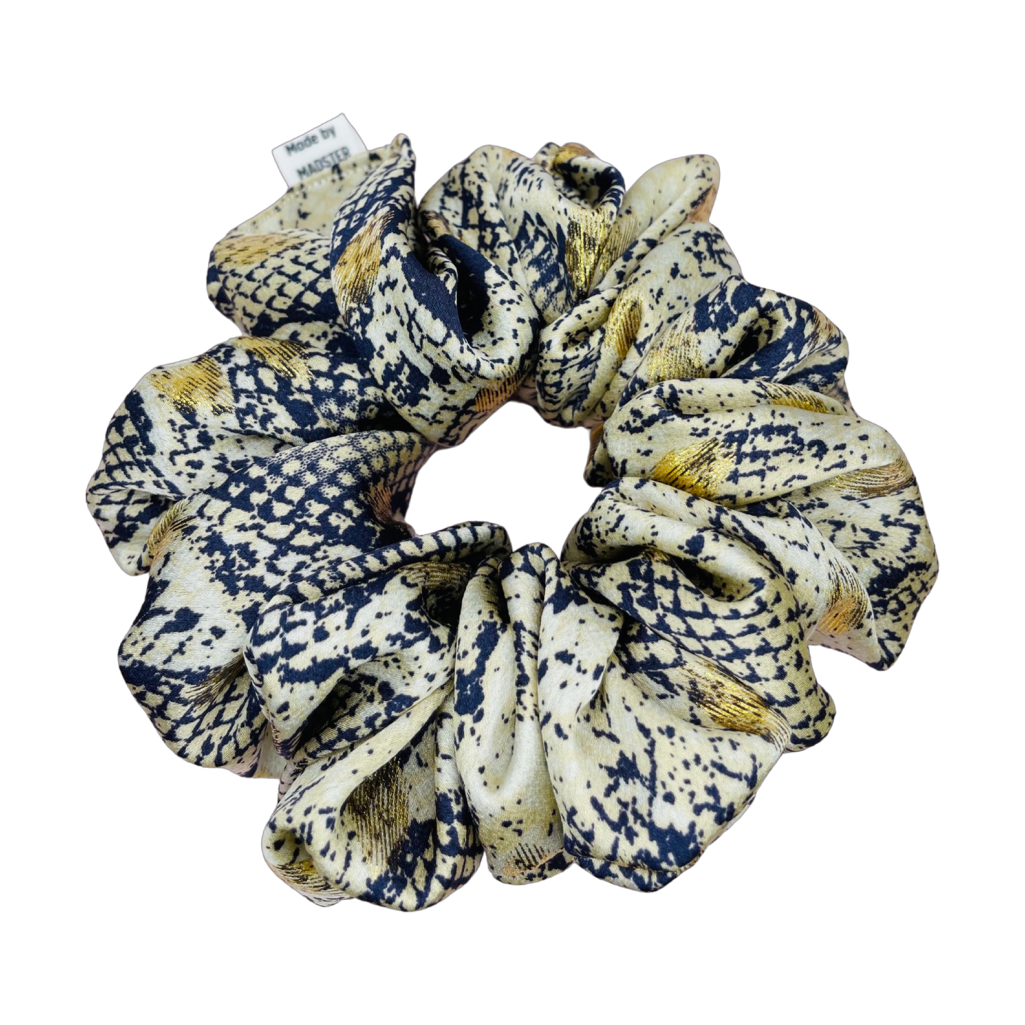 Gold Foil Snake Scrunchies