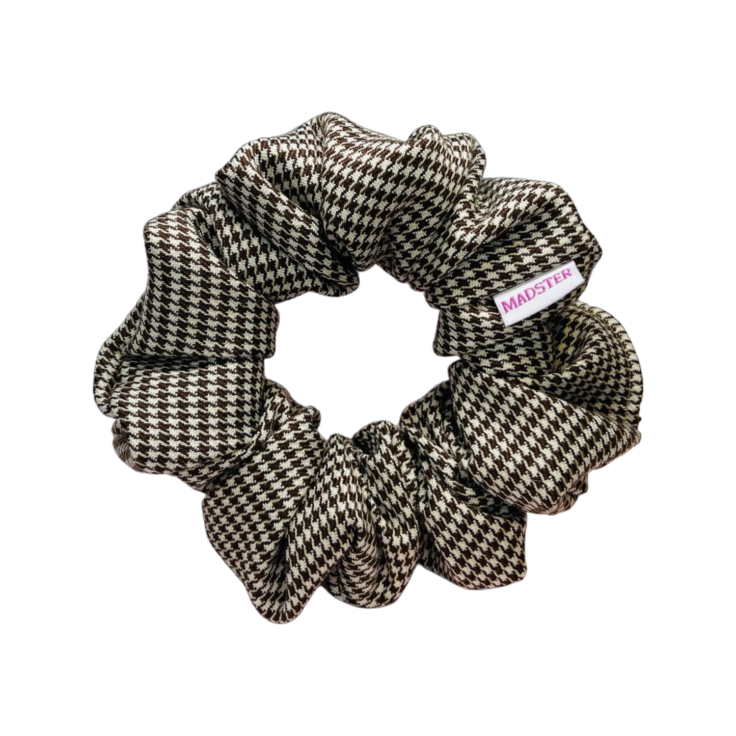 Office Scrunchies - Brown and White