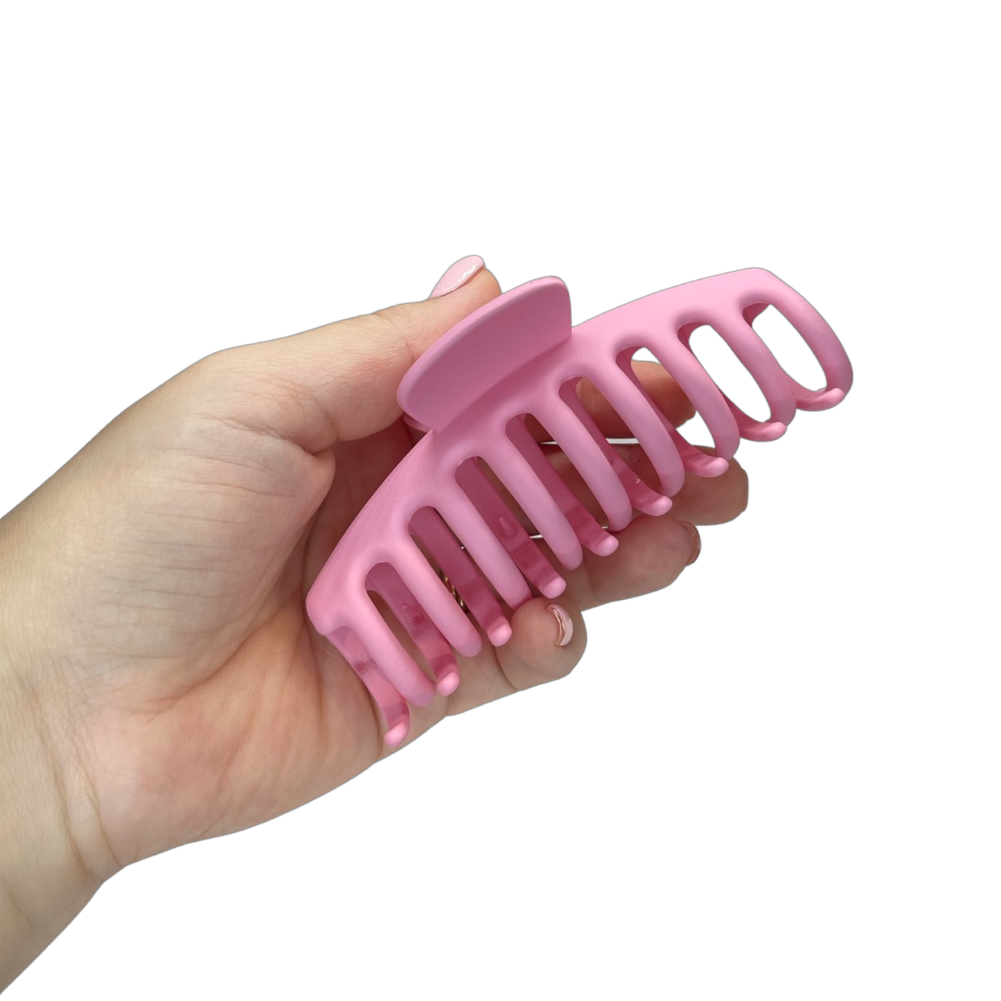 Jumbo Hair Claw 11cm - Baby Pink