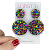 Party Statement Dangle Earrings