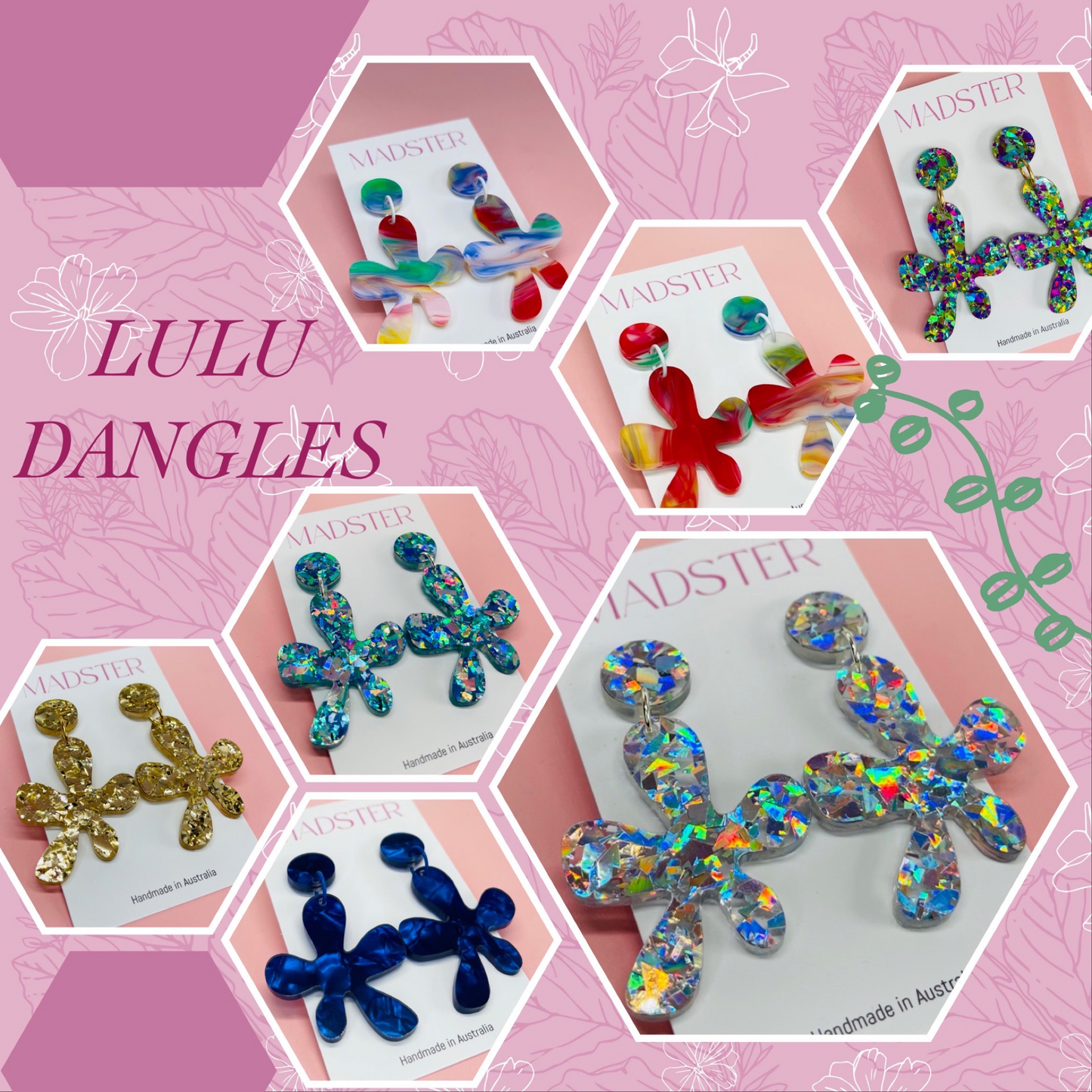 Lulu Dangles **Choose your colour**