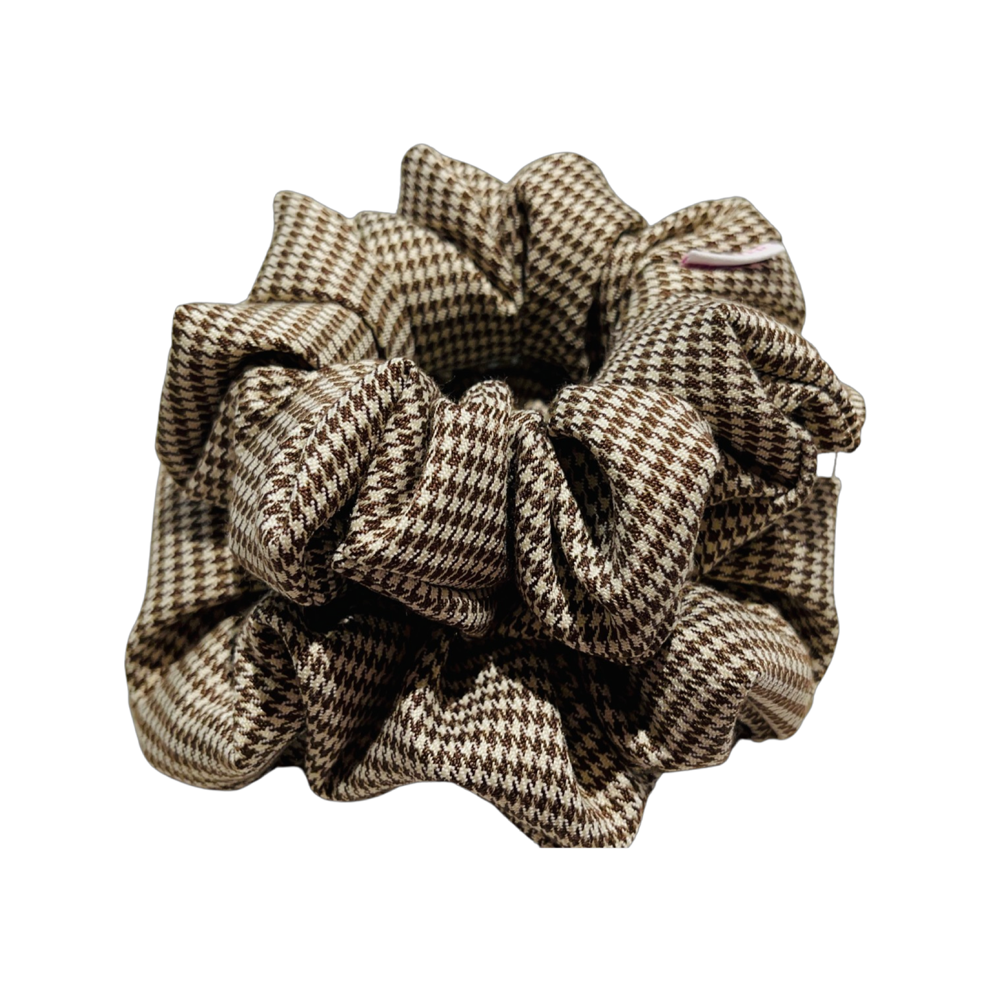 Office Scrunchies - Brown and White