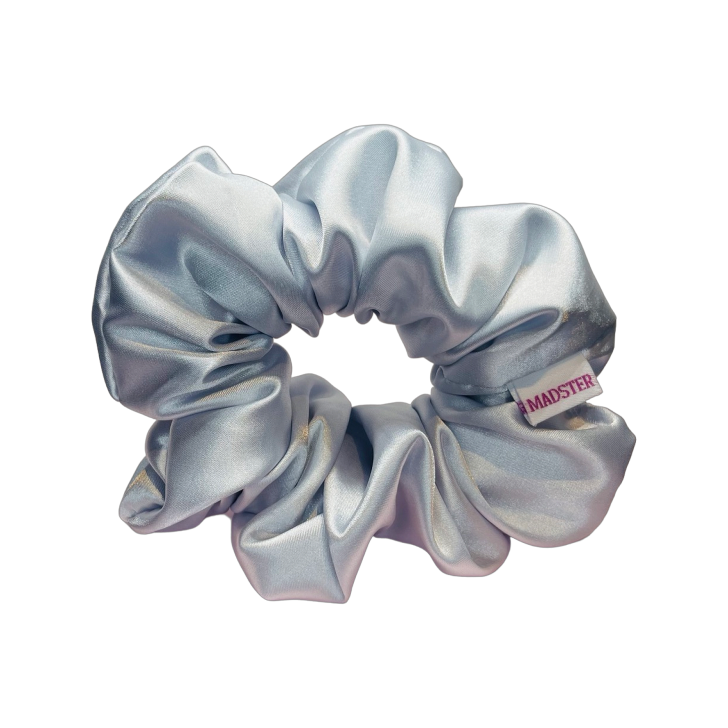 Deluxe Silk Satin Scrunchies  - Grey