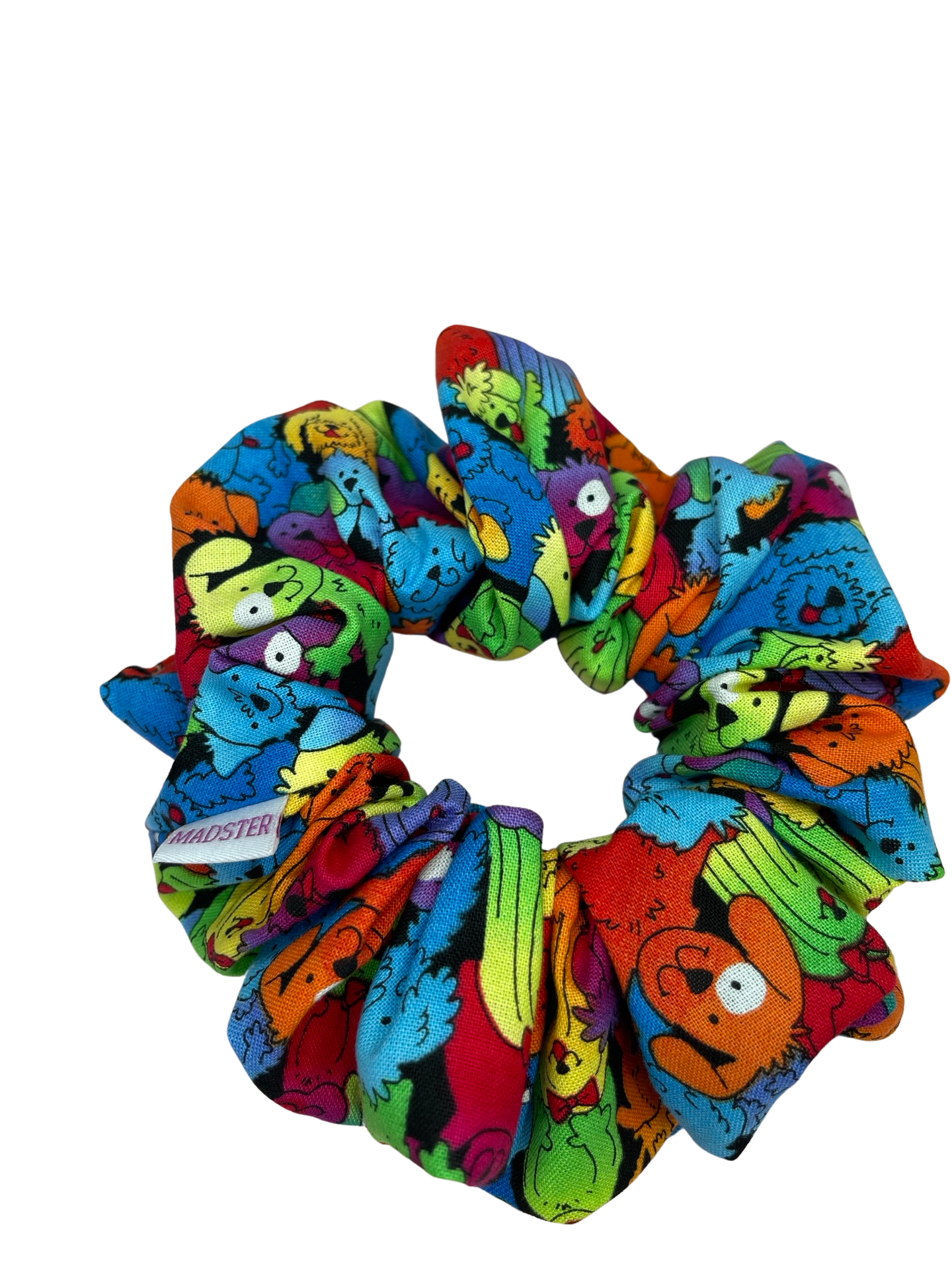 Rainbow Dogs Scrunchies