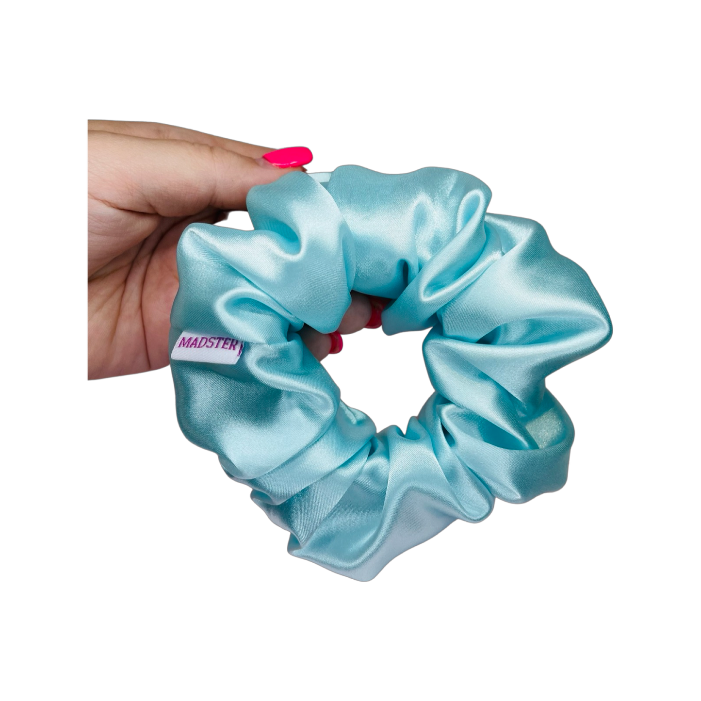 Deluxe Silk Satin Scrunchies  - Mint