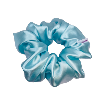 Deluxe Silk Satin Scrunchies  - Mint