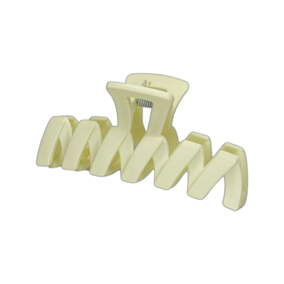 Wavy Hair Claw 10cm - Ivory