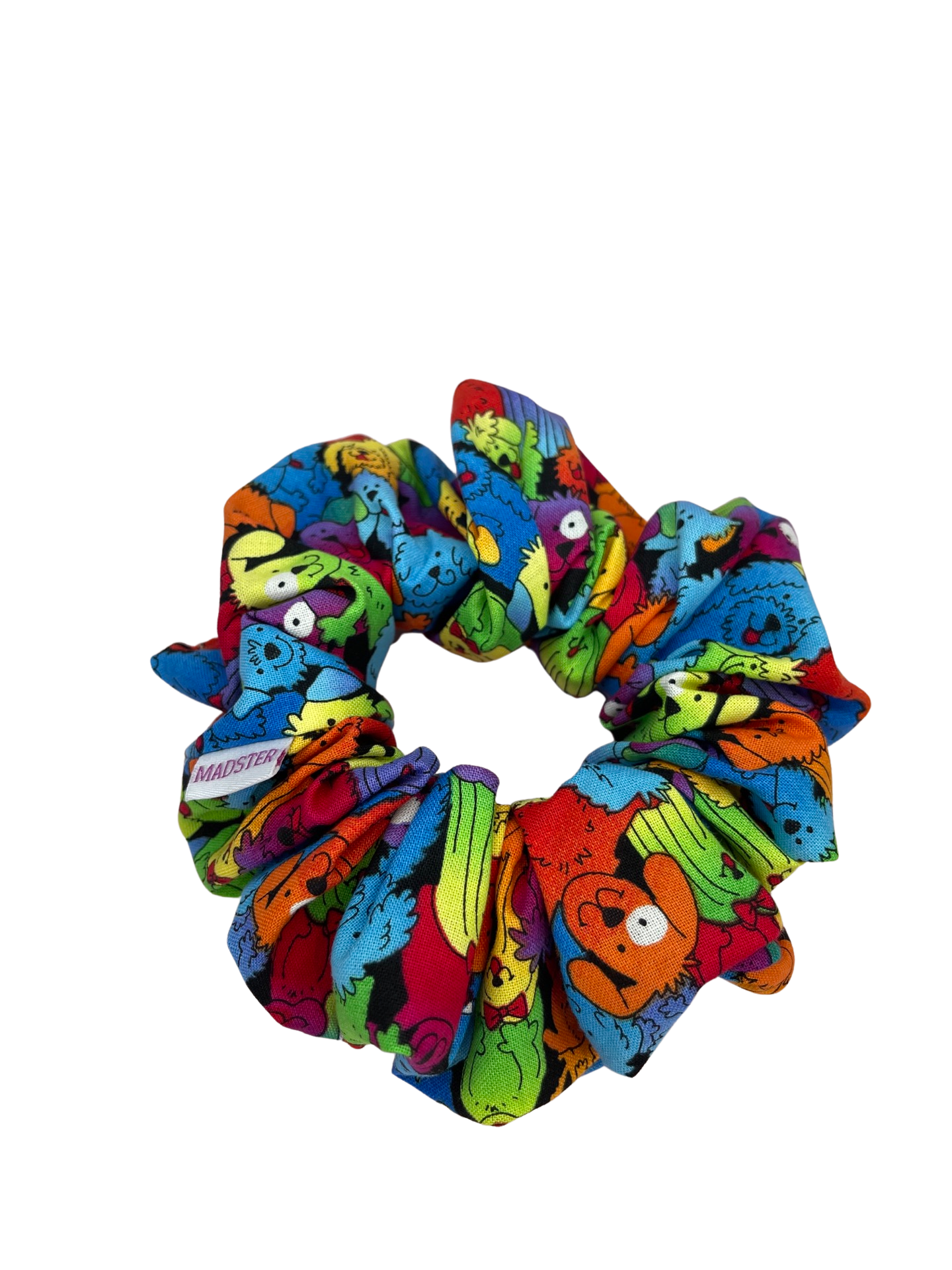 Rainbow Dogs Scrunchies