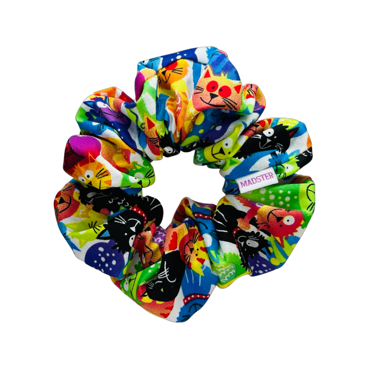 Rainbow Cats Scrunchies