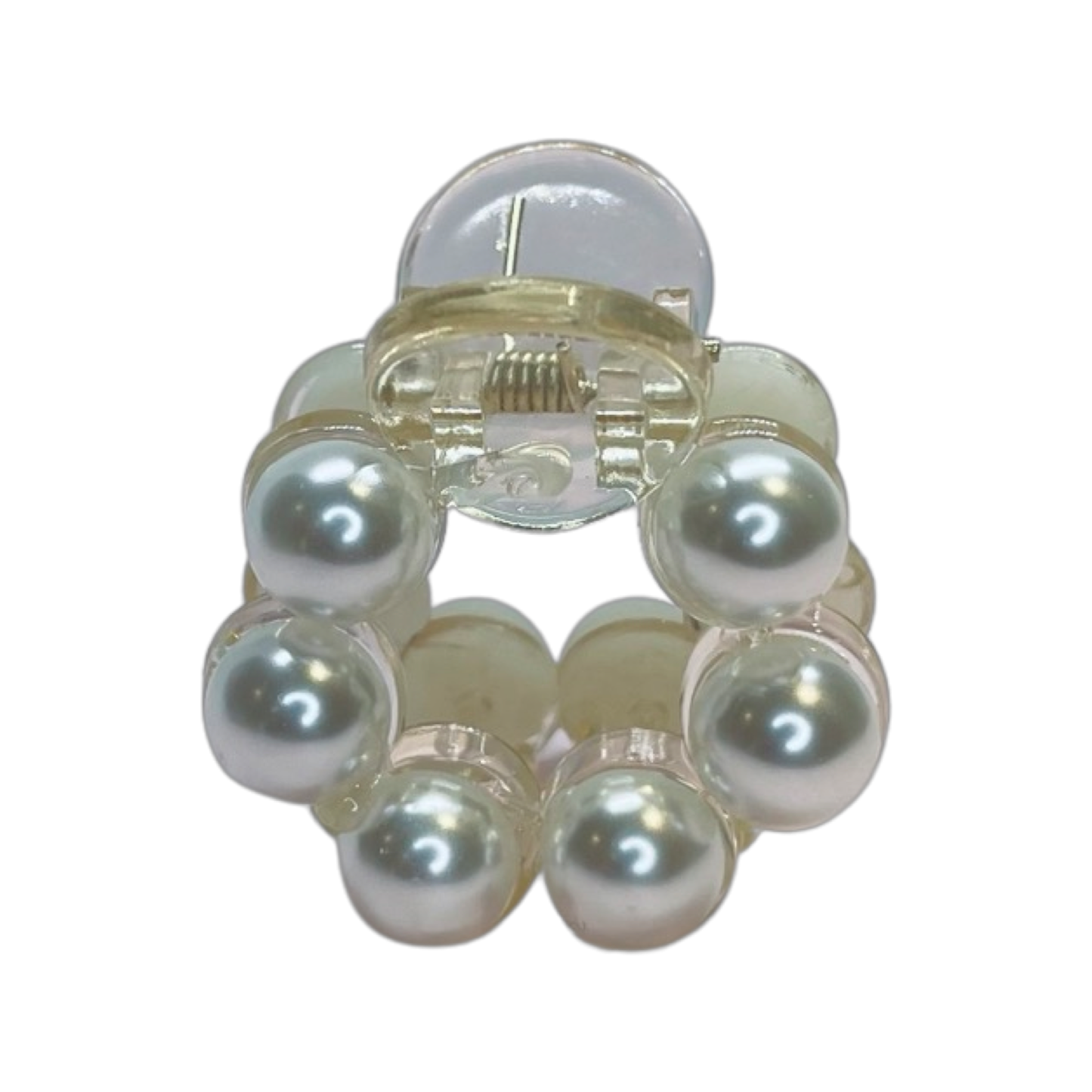 Resin Pearl Hair Claw 4cm