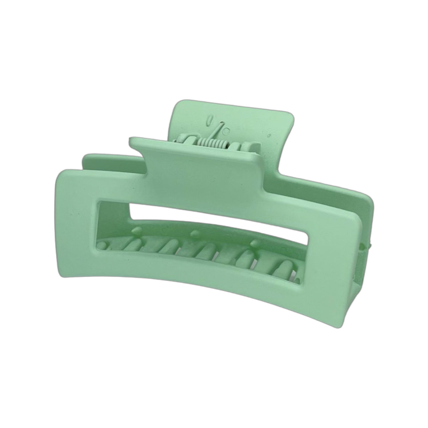 Medium Rectangle Hair Claw 8cm - Sage